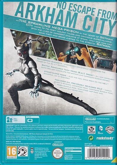 Batman Arkham City Armored Edition - Nintendo WiiU - (B Grade) (Genbrug)